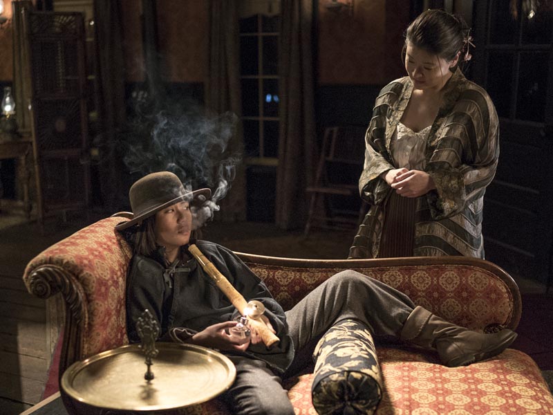 Angela Zhou as Fong - Hell on Wheels _ Season 5, Episode 9 - Photo Credit: Michelle Faye/AMC