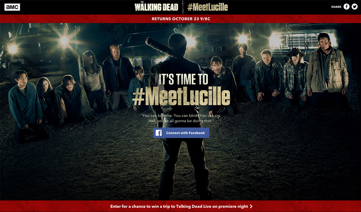 It’s Time to #MeetLucille for a Chance to Attend the Live <em>Talking Dead</em> Premiere