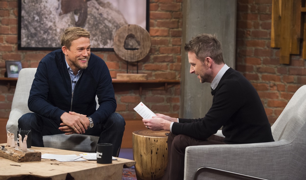 Anarchy Reigns When Charlie Hunnam Joins Chris in the Latest Episode of <em>Talking With Chris Hardwick</em>