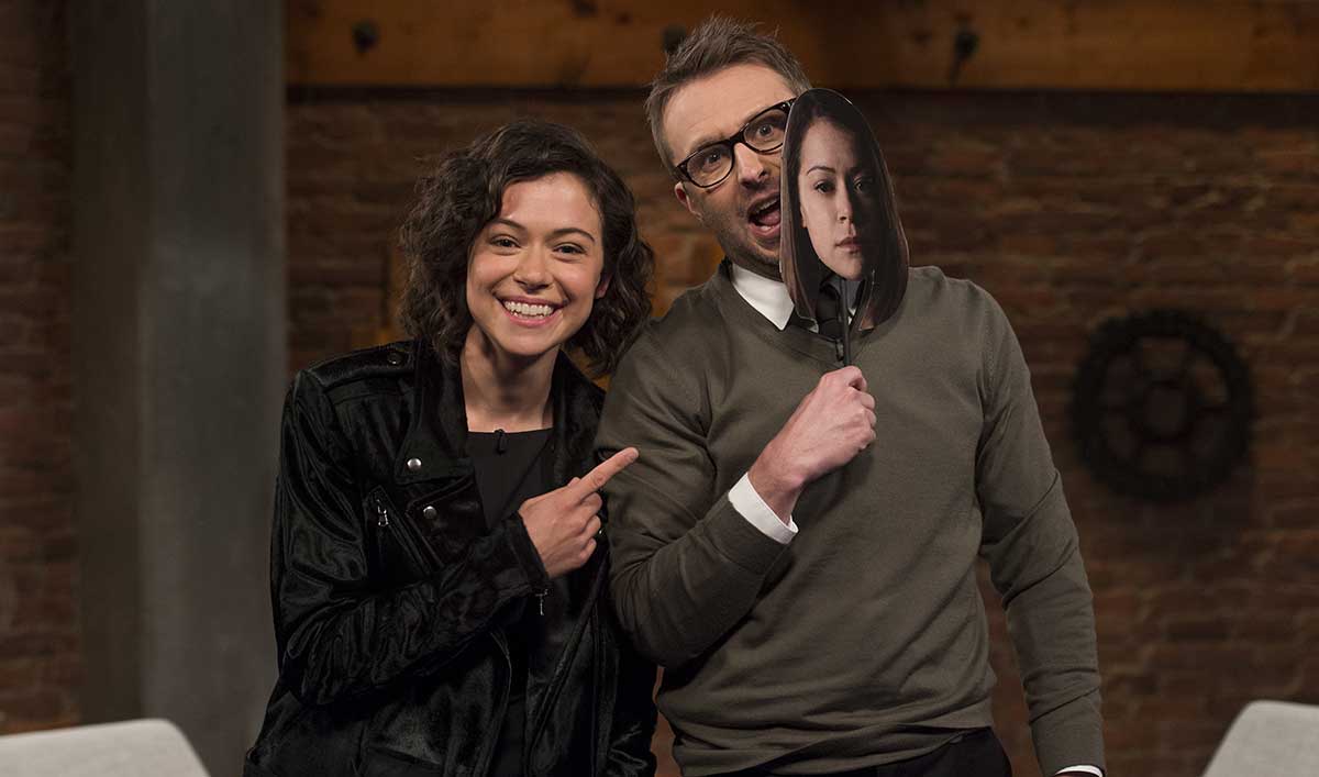 Tatiana Maslany Talks Clones on the Latest Episode of <em>Talking with Chris Hardwick</em>