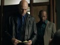 Inside Episode 103 Low Winter Sun: No Rounds Frank and Geddes interview a potential witness to their crime.