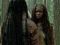 (SPOILERS) Talked About Scene: Episode 409 The Walking Dead: After Michonne dispatches walkers in this talked about scene from the mid-season premiere.