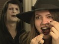 Extra Scene: Episode 214: Freakshow: Control Freaks Asia practices passing a string from her nose to her mouth.
