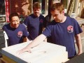 Talked About Scene: Episode 406: Comic Book Men: Bat Prints A visitor brings a one-of-a-kind item to the Stash - the hand and footprints of Adam West and Burt Ward, who played Batman and Robin in the 1960s television series and film.