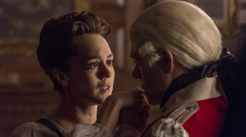 Anna Strong (Heather Lind) e Major Hewlett (Burn Gorman) no Episódio 3 Foto de Antony Platt/AMC