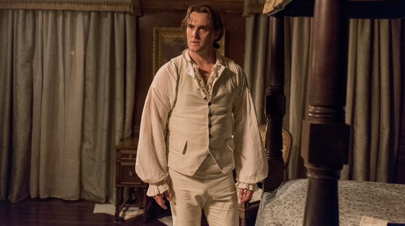 Benedict Arnold (Owain Yeoman) no Episódio 3 Foto de Antony Platt/AMC