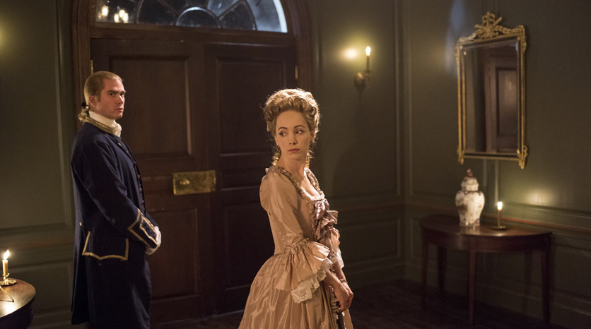 Peggy Shippen (Ksenia Solo) no Episódio 3 Foto de Antony Platt/AMC