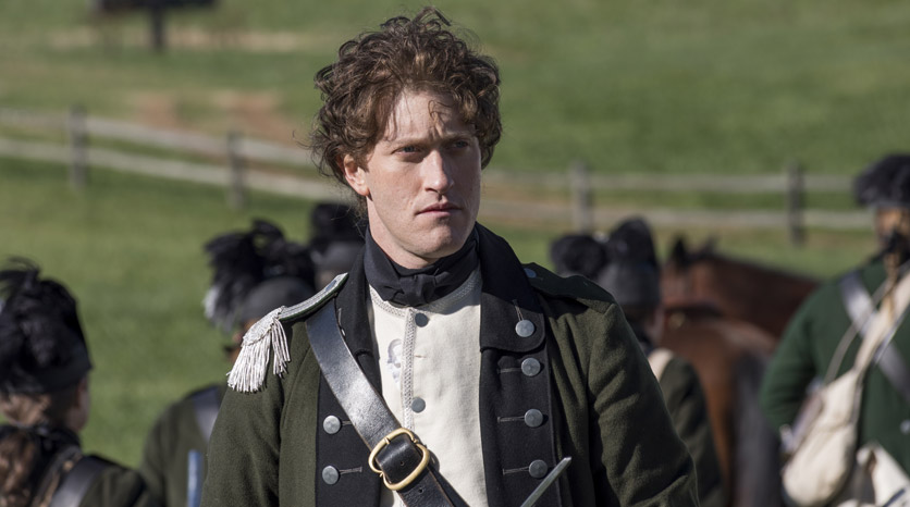 John Graves Simcoe (Samuel Roukin) no Episódio 3 Foto de Antony Platt/AMC