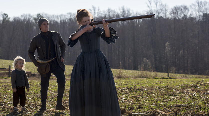 Mary Woodhull (Meegan Warner) e Abe Woodhull (Jamie Bell) no Episódio 5 Foto de Antony Platt/AMC