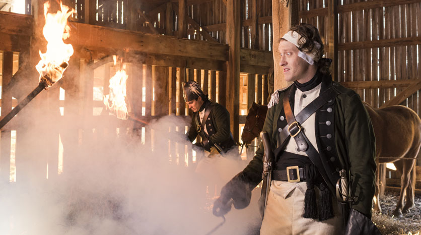 Lt. John Simcoe (Samuel Roukin) Episódio 9 Foto de Antony Platt/AMC