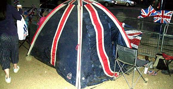 Tent A union flag tent