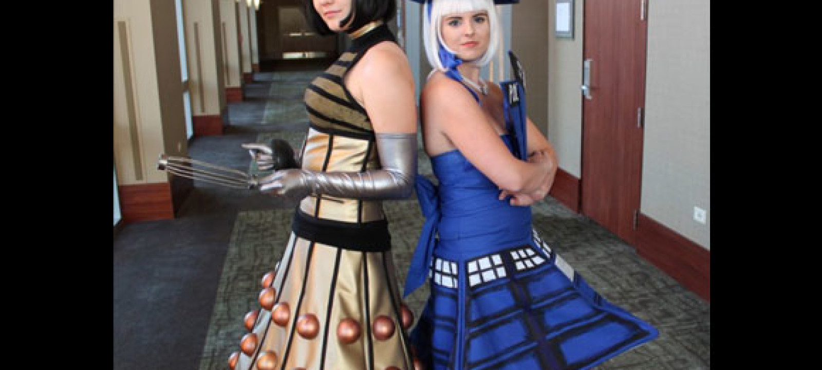 Tardis and Dalek (Doctor Who), Laura and Jess, Illinois