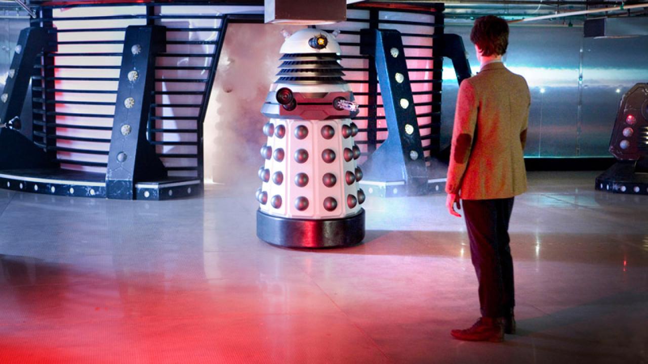 The Doctor and a Dalek