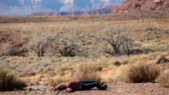 Amy on the ground