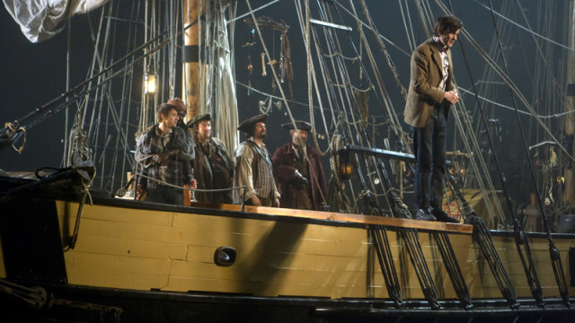 The Doctor on the plank