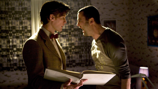 Alex screams beside the Doctor