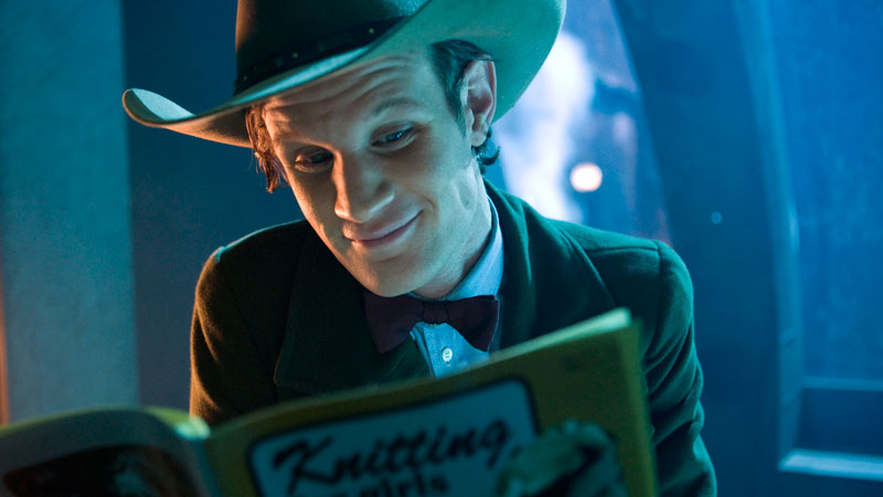The Doctor is reading