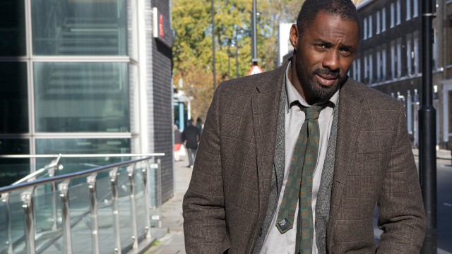 Luther walks outside