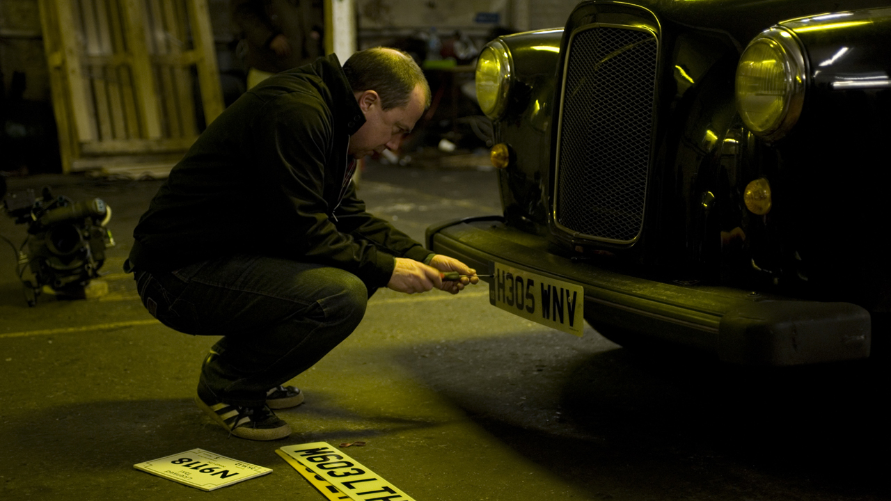 Graham changes license plates