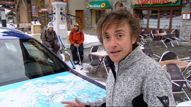 Richard takes a disliking to two top-level skiers in the Alps