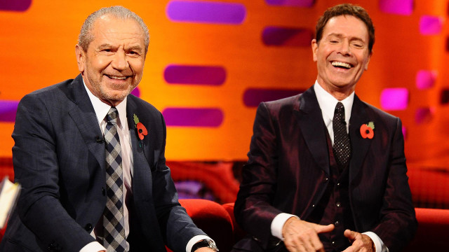 Lord Alan Sugar and Sir Cliff Richard