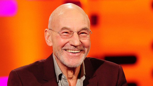 Sir Patrick Stewart talks about his famously bald pate.