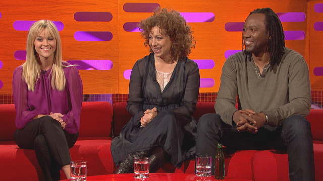 Reese Witherspoon, Alex Kingston and Reginald D. Hunter keep the chatter going.