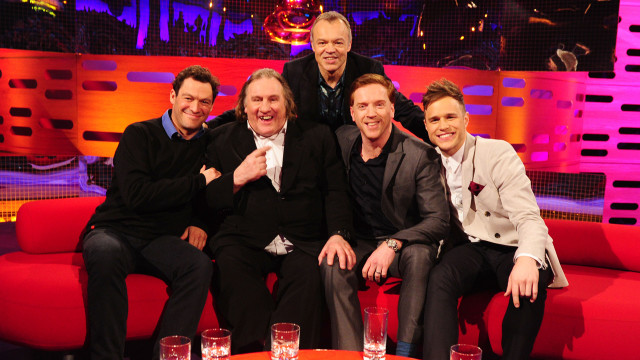 Graham's all-star guest list for episode 18: Dominic West, Gérard Depardieu. Damian Lewis and Olly Murs.