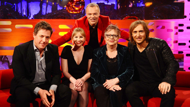 Graham's all-star cast for episode 19: Hugh Grant, Joanna Page, Jo Brand and David Guetta.