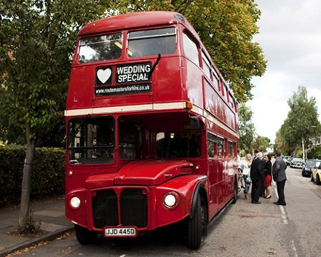 Double Decker Wedding Bus