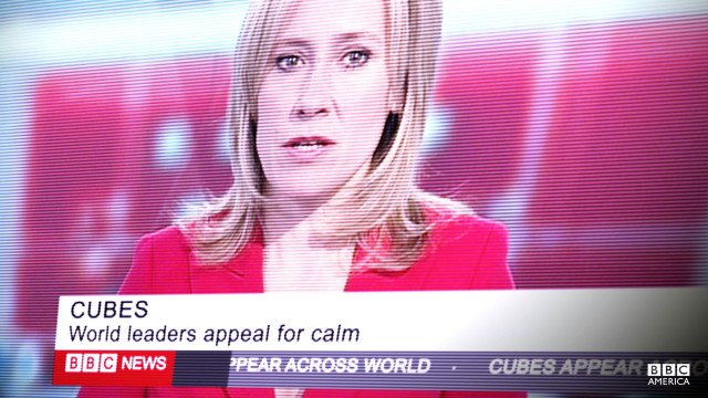 The cubes cause a stir in the media.