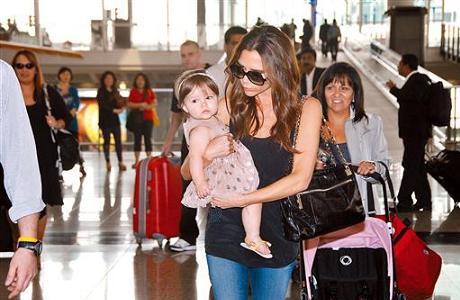 Victoria Beckham shopping for toys in Hong Kong