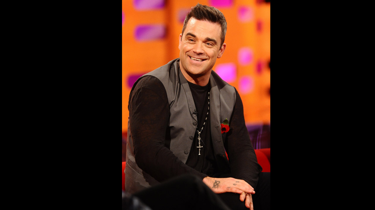 Former Take That troubadour Robbie Williams brings us up to date on life as a dad.