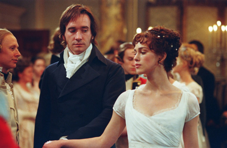 Matthew Macfadyen and Keira Knightley in Pride and Prejudice (Focus Features)