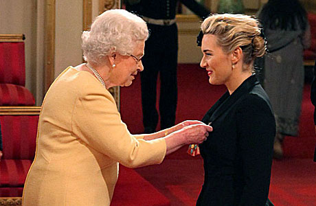 Kate Winslet meets the Queen