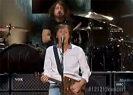 Sir Paul and Dave Grohl