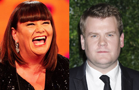 Dawn French and James Corden