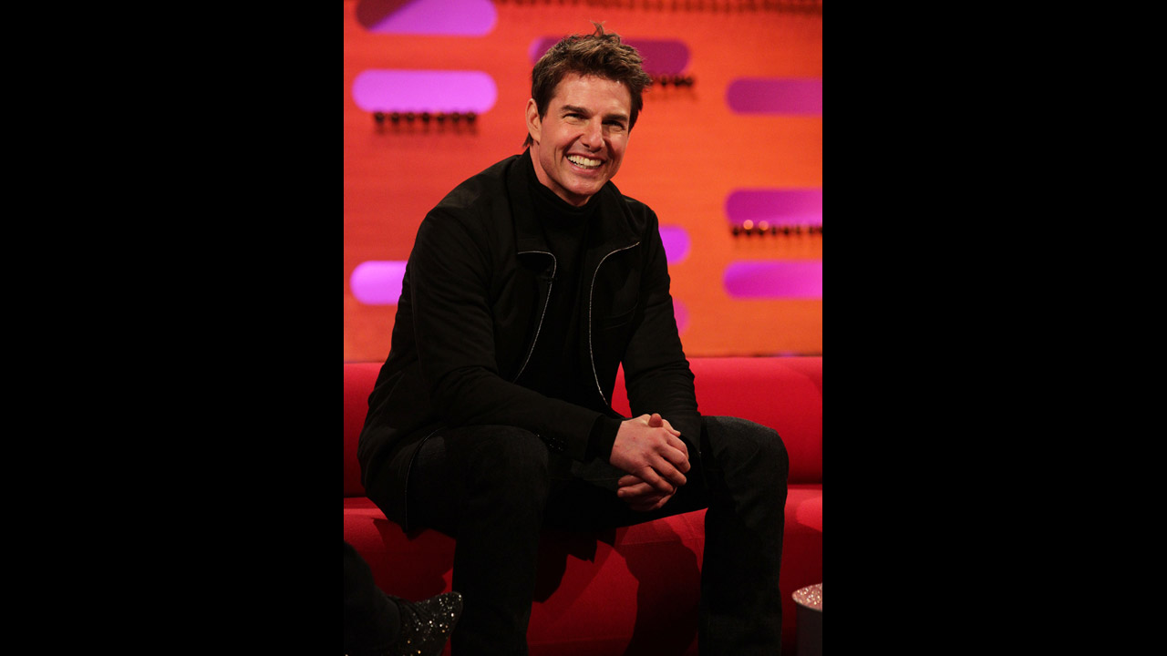 Tom Cruise stops by 'The Graham Norton Show' to celebrate the New Year.