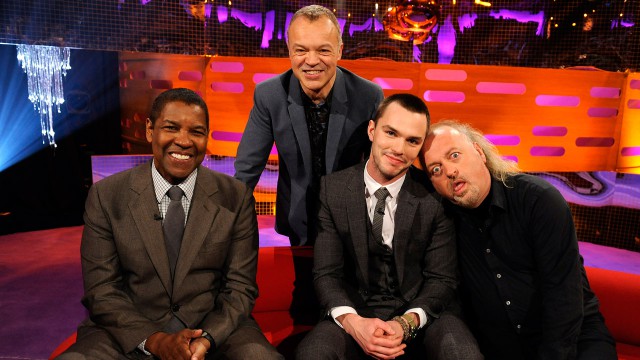 Denzel Washington, Nicholas Hoult, and Bill Bailey sit down for a chat with Graham this week.