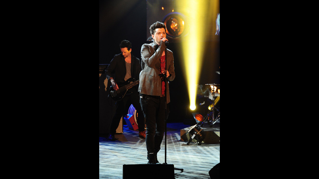 The Script lights up the crowd at 'The Graham Norton Show.'