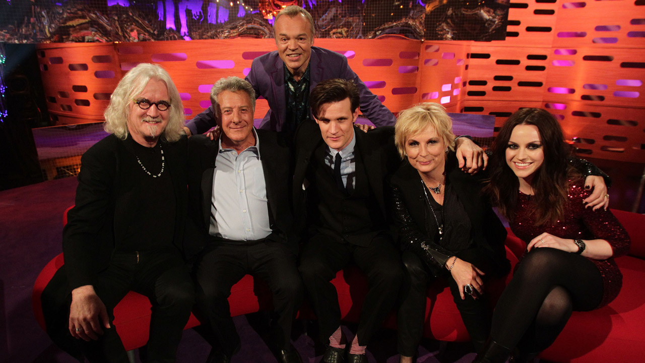 Billy Connolly, Dustin Hoffman, Matt Smith, Jennifer Saunders and Amy MacDonald join Graham for the Christmas episode.