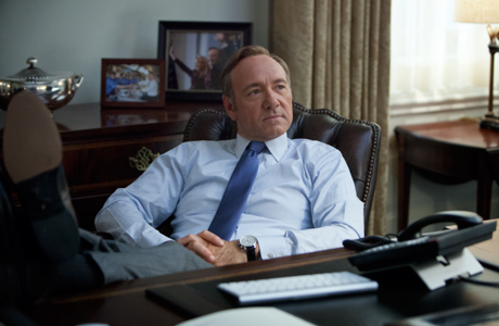 Kevin Spacey in the new Netflix series 'House of Cards' (Photo: Netflix)