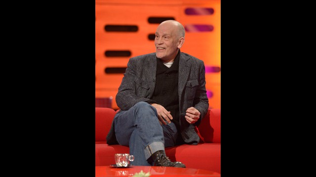 'Red' star John Malcovich returns to 'The Graham Norton Show.'