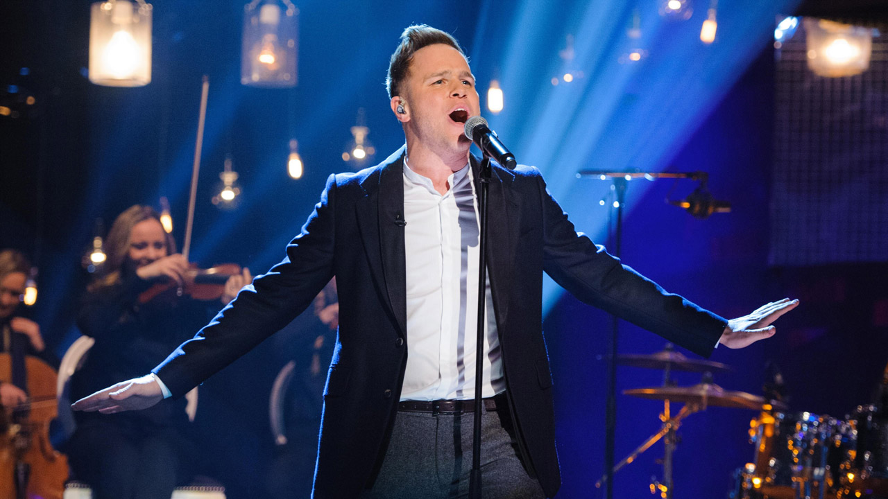 Olly Murs belts out his hits on 'The Graham Norton Show.'