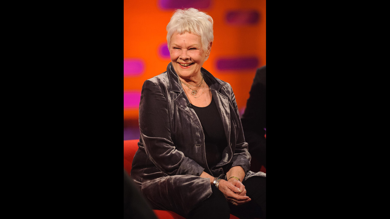 Actress Judi Dench visits 'The Graham Norton Show.'