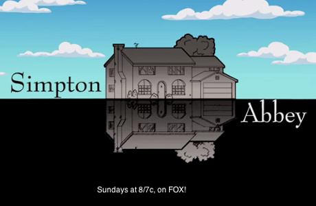 Where do The Simpsons end and Downton Abbey begins? (Screen Shot)