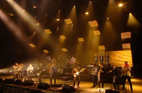 Mumford and Sons and friends at Glastonbury