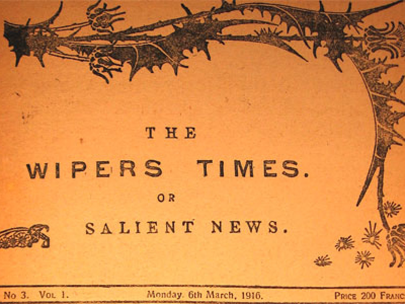 Michael Palin And The Story of ‘The Wipers Times’ Anglophenia BBC