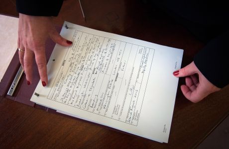 Copy of the birth register for Prince George of Cambridge Birth Certificate of Prince George, Kensington Palace, London, Britain - 02 Aug 2013 The Duke and Duchess of Cambridge have formally registered the birth of their son Prince George. Prince William signed the birth register at Kensington Palace this morning, witnessed by a Registrar from Westminster Register Office. The birth certificate lists the date and place of Prince George's birth and lists his full name as His Royal Highness Prince George Alexander Louis of Cambridge. Meanwhile, William's full name is also given - His Royal Highness Prince William Arthur Philip Louis Duke of Cambridge - and his occupation is down as 'Prince of the United Kingdom'. Meanwhile, Catherine is listed as a 'Princess of the United Kingdom'. (Rex Features via AP Images)