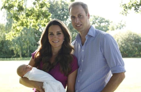 The Duke and Duchess of Cambridge and Prince George (Photo: Michael Middleton)
